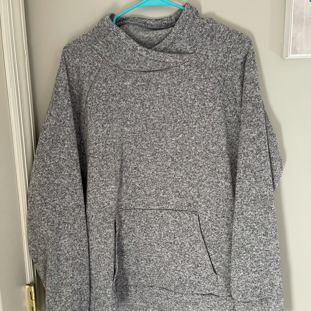 Cross Neck Sweatshirt